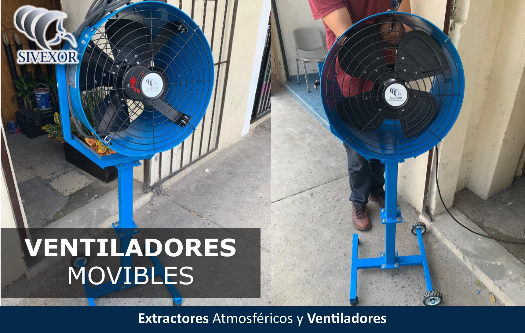 VENTILADOR INDUSTRIAL MOVIBLE SIVEXOR